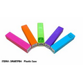 Power Bank Neon Colors Plastic Case 1300 mAH w/Rechargeable Battery